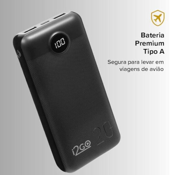 Carregador Portátil (Power Bank) Ultra Rápido 20000mAh - Image 3