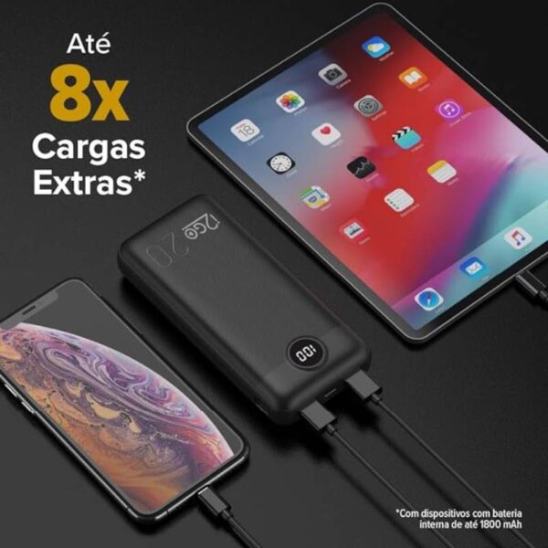 Carregador Portátil (Power Bank) Ultra Rápido 20000mAh - Image 6