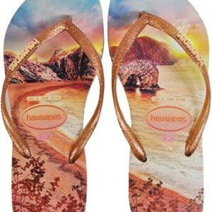 Chinelo Slim Paisage, Havaianas, Feminino