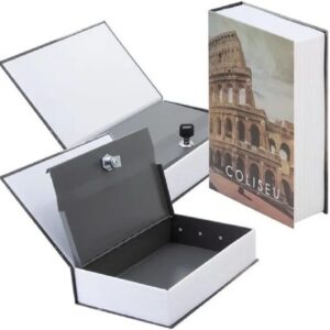 Livro Cofre Com Chave De Metal - Capa Coliseu