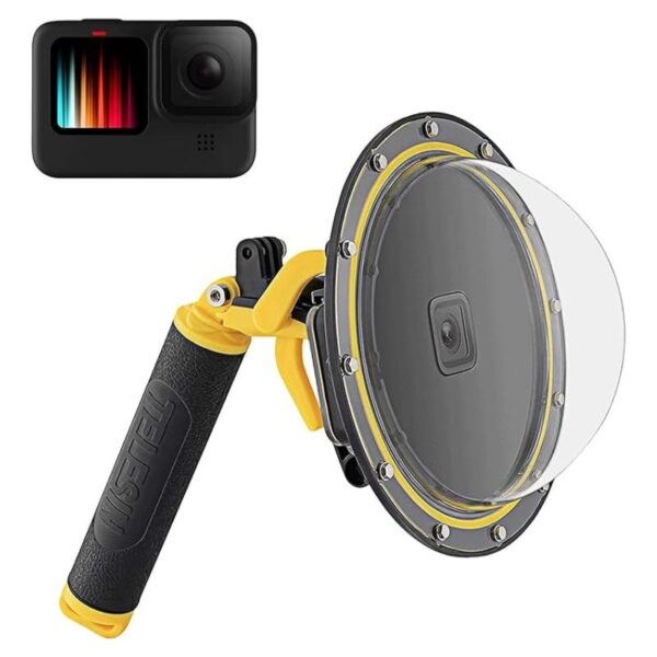 Dome Compatível GoPro Hero 9 e 10 Black com Bastão e Gatilho